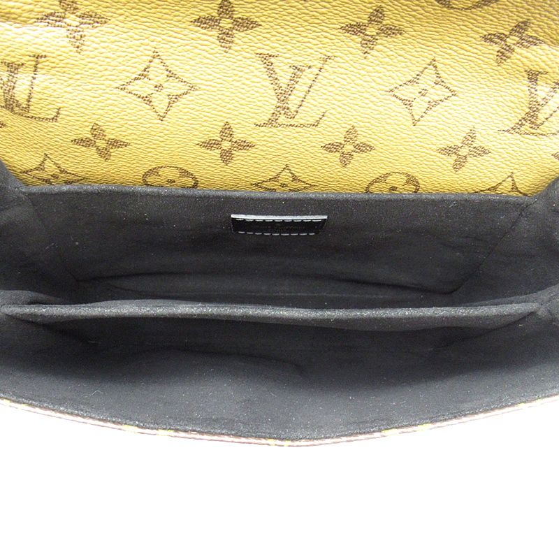 Louis Vuitton Pochette Metis MM Monogram Reverse Shoulder Bag Brown — view 7