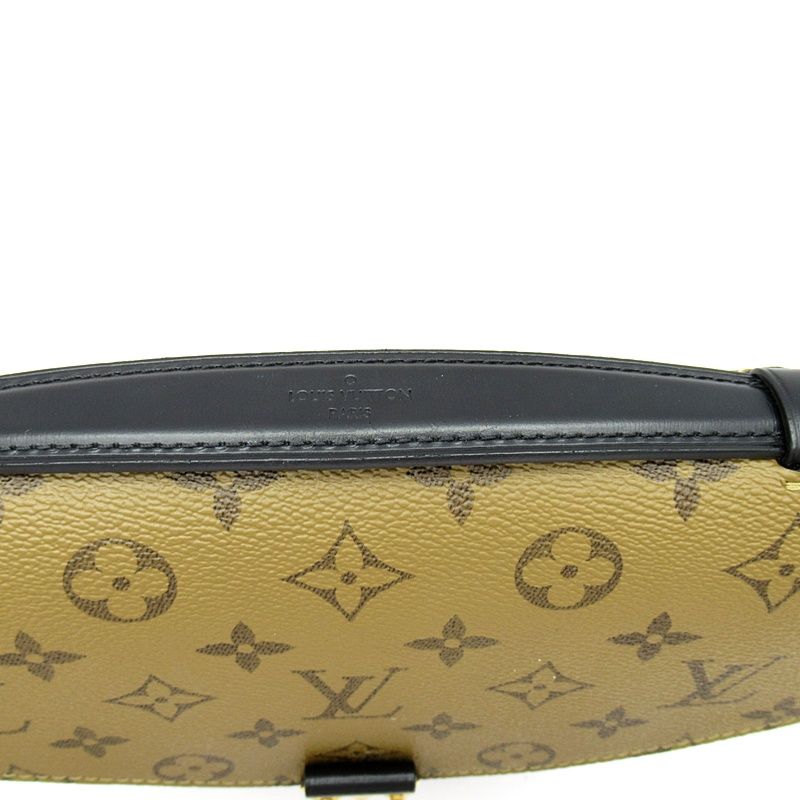 Louis Vuitton Pochette Metis MM Monogram Reverse Shoulder Bag Brown — view 2