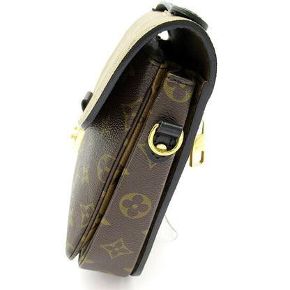 Louis Vuitton Pochette Metis MM Monogram Reverse Shoulder Bag Brown — view 3