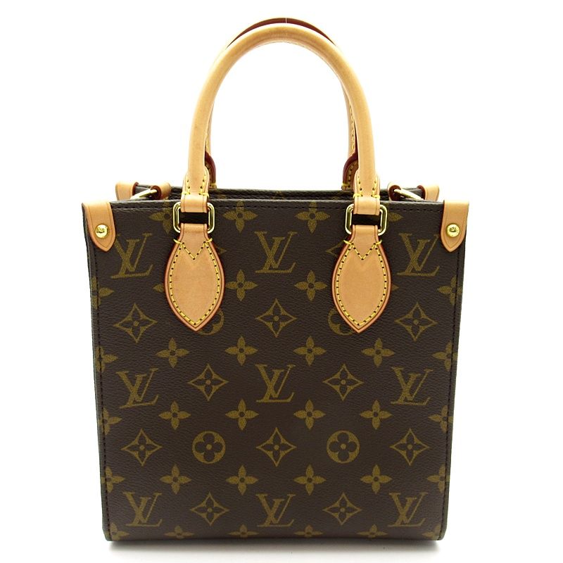 Louis Vuitton Sac Plat BB Monogram Handbag Brown — view 4