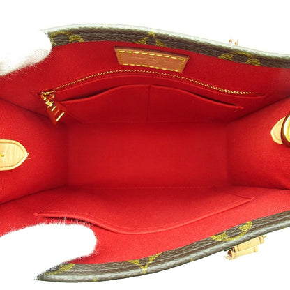 Louis Vuitton Sac Plat BB Monogram Handbag Brown — view 7