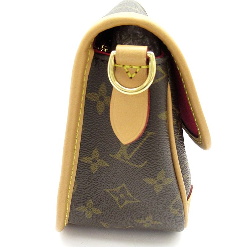 Louis Vuitton Diane NM PM Monogram Shoulder Bag Fuchsia — view 5