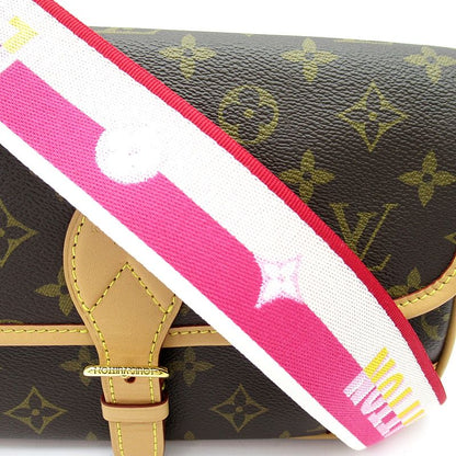 Louis Vuitton Diane NM PM Monogram Shoulder Bag Fuchsia — view 2