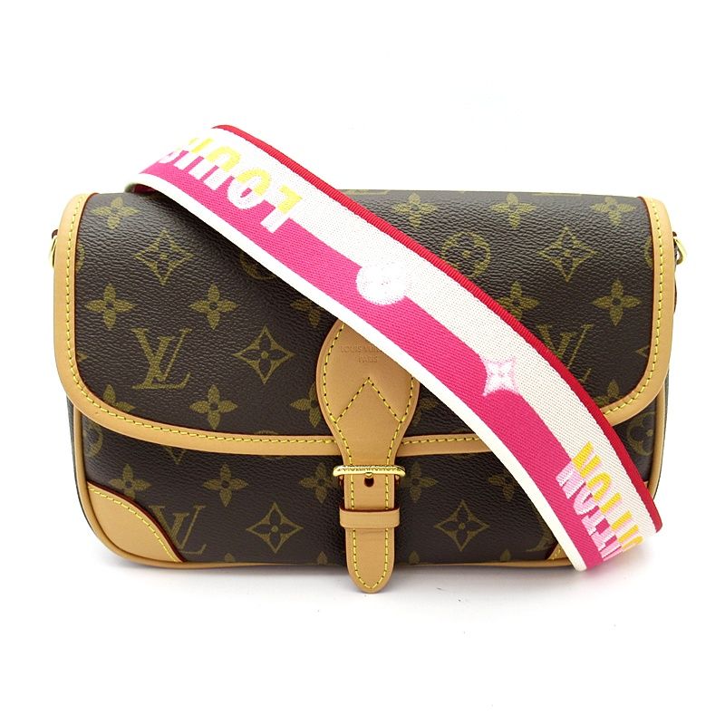 Louis Vuitton Diane NM PM Monogram Shoulder Bag Fuchsia