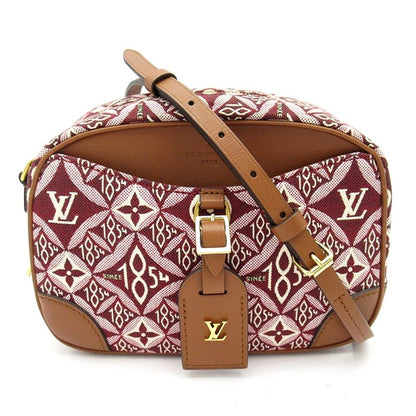 Louis Vuitton Deauville Mini Monogram Jacquard Handbag Bordeaux