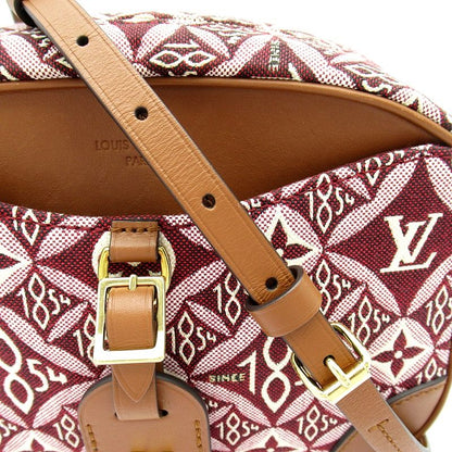 Louis Vuitton Deauville Mini Monogram Jacquard Handbag Bordeaux — view 2