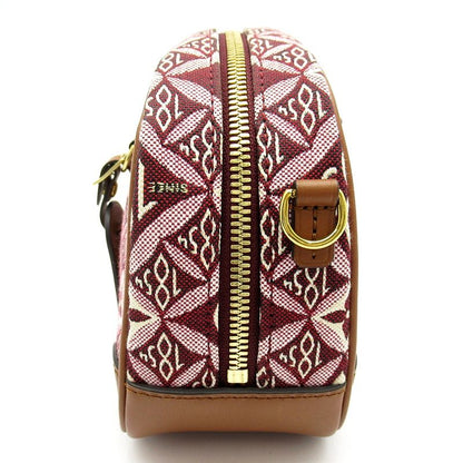Louis Vuitton Deauville Mini Monogram Jacquard Handbag Bordeaux — view 3