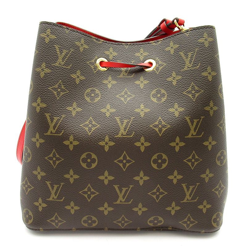 Louis Vuitton Neo Noe Monogram Shoulder Bag Coquelicot — view 4