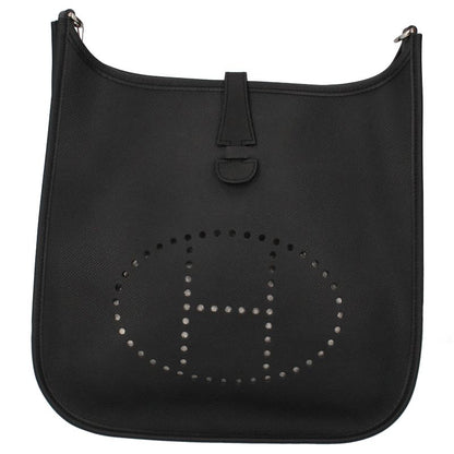 Hermes Evelyne 1 PM Veau Epsom Shoulder Bag Noir