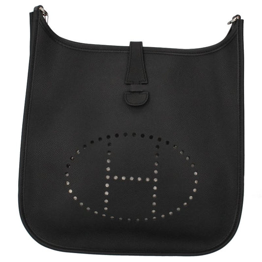 Hermes Evelyne 1 PM Veau Epsom Shoulder Bag Noir