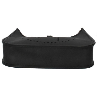 Hermes Evelyne 1 PM Veau Epsom Shoulder Bag Noir — view 5