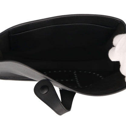 Hermes Evelyne 1 PM Veau Epsom Shoulder Bag Noir — view 6