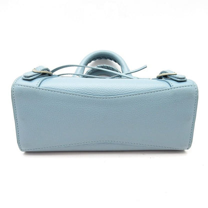 Balenciaga Neoclassic City Mini Calf Handbag Blue — view 6