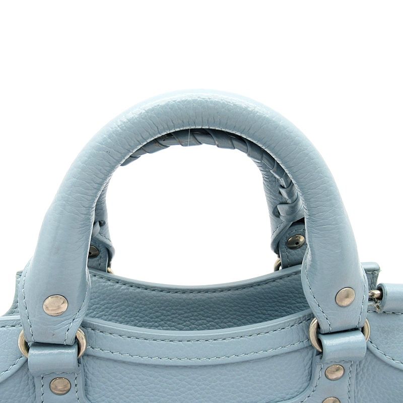 Balenciaga Neoclassic City Mini Calf Handbag Blue — view 2