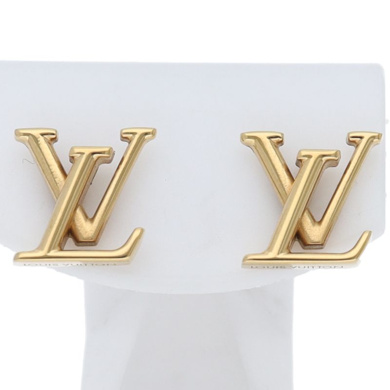 Louis Vuitton Earrings LV Iconic Brass