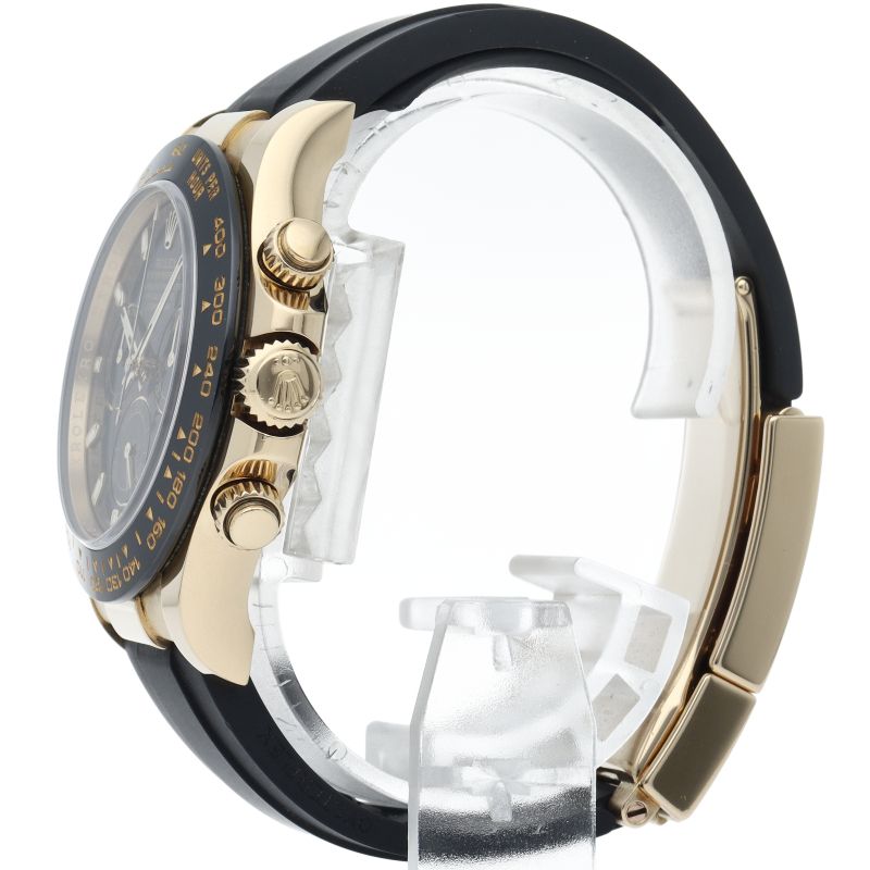 Rolex Cosmograph Daytona Watch Box 18k Yellow Gold Rubber Black Polished — view 3