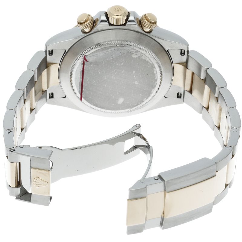 Rolex Cosmograph Daytona Watch White Shell 18k Yellow Gold SS — view 5