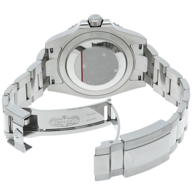 Rolex GMT Master 2 Watch Oyster Box SS Black Polished — view 5