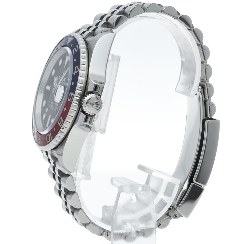 Rolex GMT Master 2 Watch Box SS Black Polished — view 3