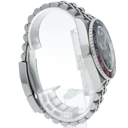 Rolex GMT Master 2 Watch Box SS Black Polished — view 4