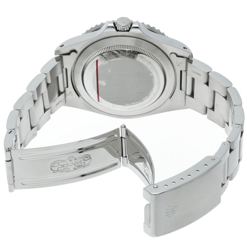 Rolex GMT Master 1 Tritium Single Buckle SS Watch Black Polished — view 5