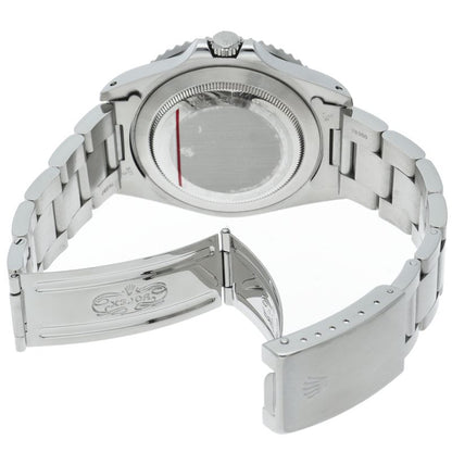 Rolex GMT Master 1 Tritium Single Buckle SS Watch Black Polished — view 5