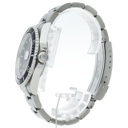 Rolex Submarinade Date Roulette SS Watch Black Polished — view 3