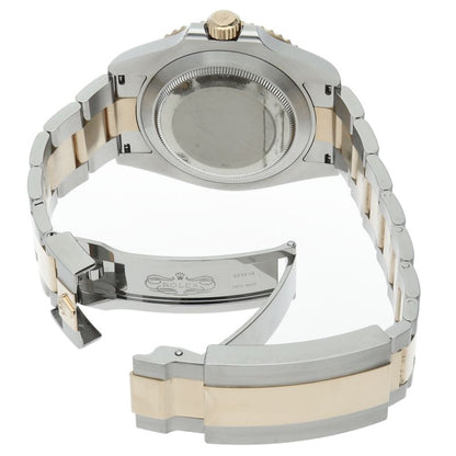 Rolex Submariner Date Watch 18k Yellow Gold SS Black Polished — view 5