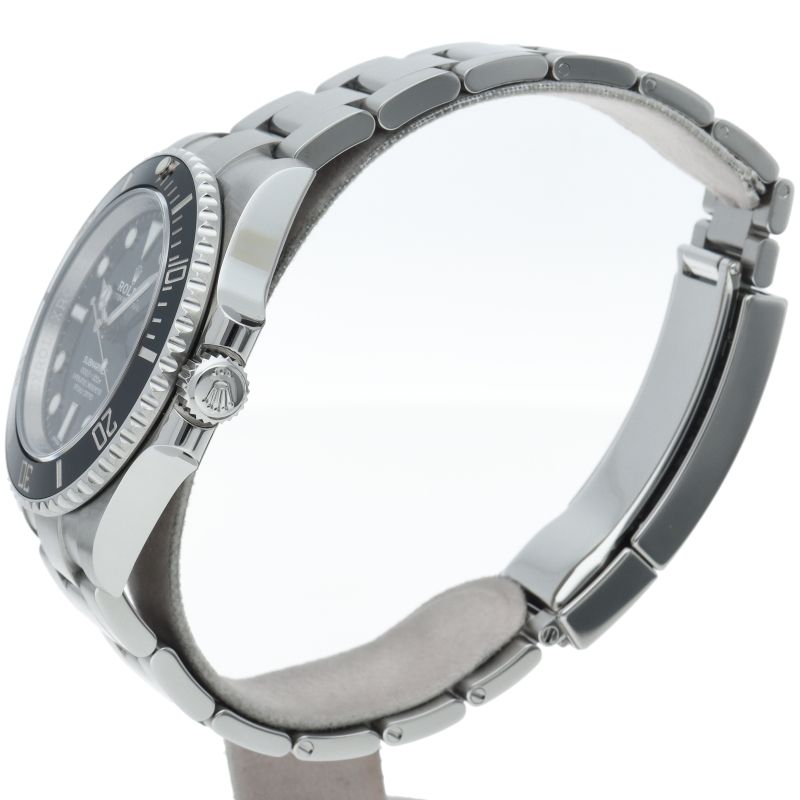 Rolex Submariner Watch Mirror Buckle Box SS Black — view 3