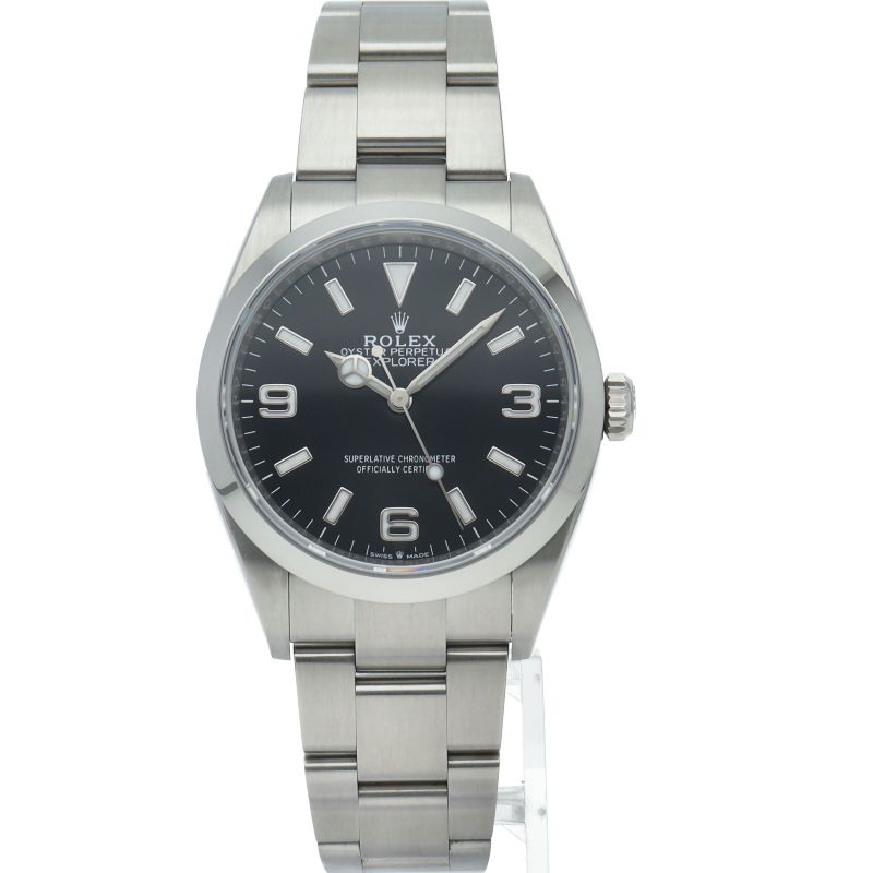 Rolex Watch Box SS Black Polished — view 2