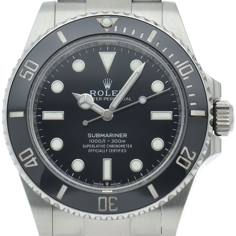 Rolex Submariner Watch Box SS Black Polished