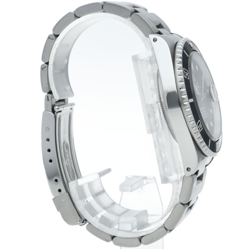 Rolex Submariner Date Tritium SS Watch Black Polished — view 4