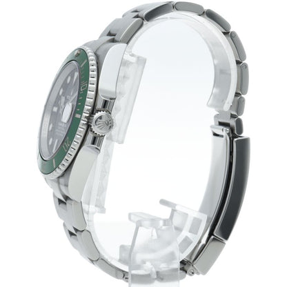 Rolex Submariner Date Watch Green Box SS Black — view 3