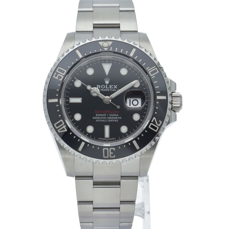 Rolex Sea Dweller Watch Red Sea Box SS Transparent Polished — view 2