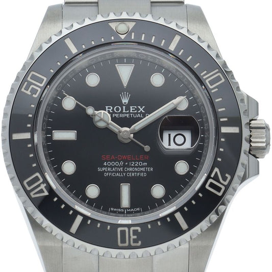 Rolex Sea Dweller Watch Red Sea Box SS Transparent Polished