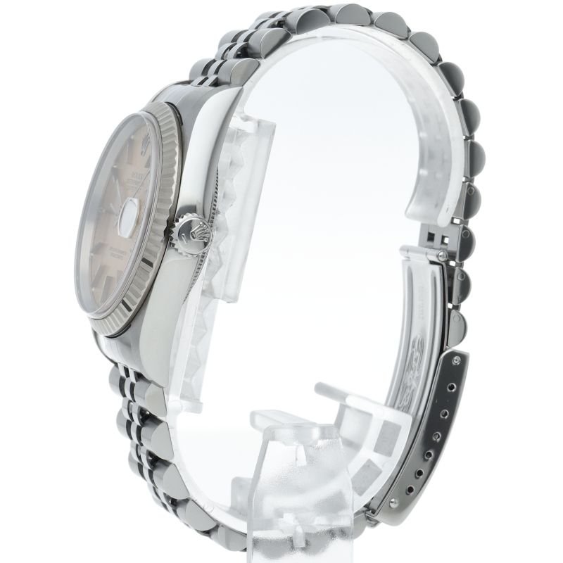 Rolex Datejust Watch 18k White Gold SS Chien Color Polished — view 3