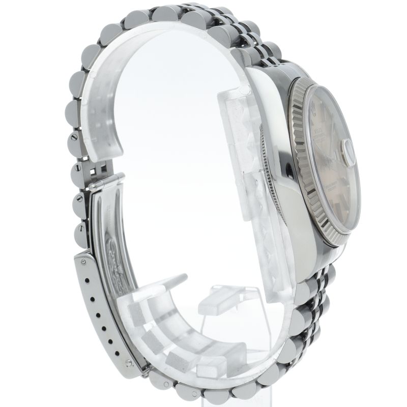 Rolex Datejust Watch 18k White Gold SS Chien Color Polished — view 4