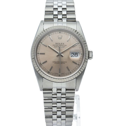 Rolex Datejust Watch 18k White Gold SS Silver Polished — view 2