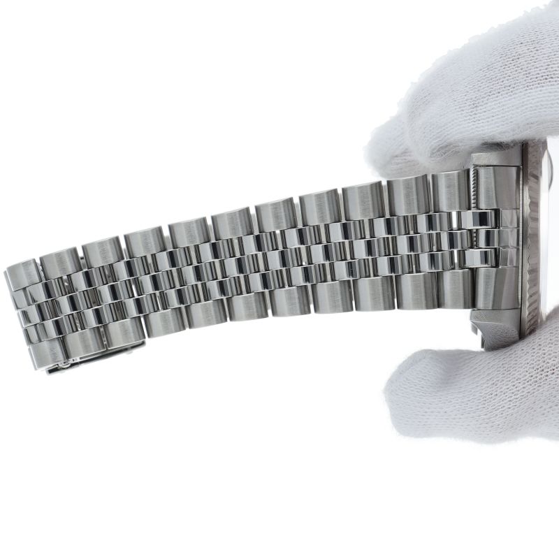 Rolex Datejust Watch 18k White Gold SS Silver Polished — view 6