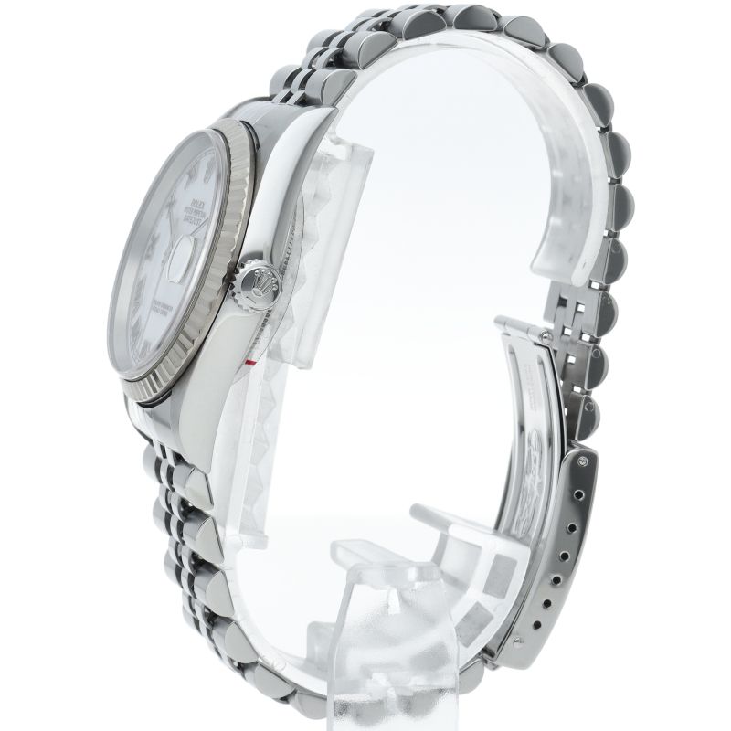 Rolex Datejust Watch 18k White Gold SS Polished — view 3