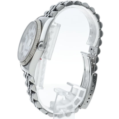 Rolex Datejust Watch 18k White Gold SS Polished — view 3