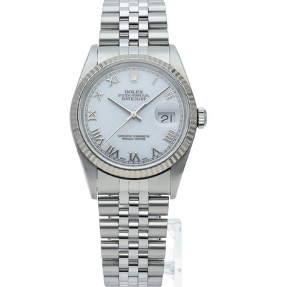 Rolex Datejust Watch 18k White Gold SS Polished — view 2