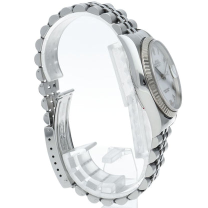 Rolex Datejust Watch 18k White Gold SS Polished — view 4