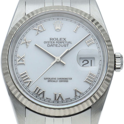 Rolex Datejust Watch 18k White Gold SS Polished