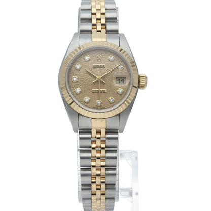 Rolex Datejust Watch Diamond Computer Dial 18k Yellow Gold SS — view 2
