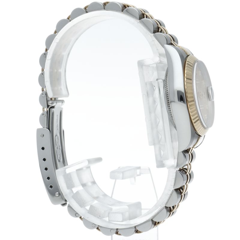 Rolex Datejust Watch Diamond Computer Dial 18k Yellow Gold SS — view 4