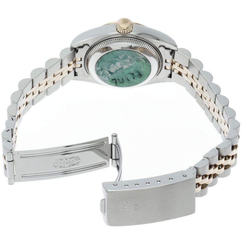 Rolex Datejust Watch Diamond Computer Dial 18k Yellow Gold SS — view 5