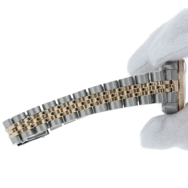 Rolex Datejust Watch Diamond Computer Dial 18k Yellow Gold SS — view 6