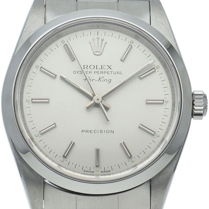 Rolex Air King SS Watch Silver Polished