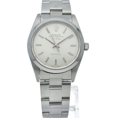 Rolex Air King SS Watch Silver Polished — view 2